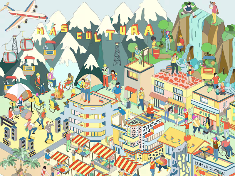 Cover image for Advertisement for Mas Cultura, Argentina