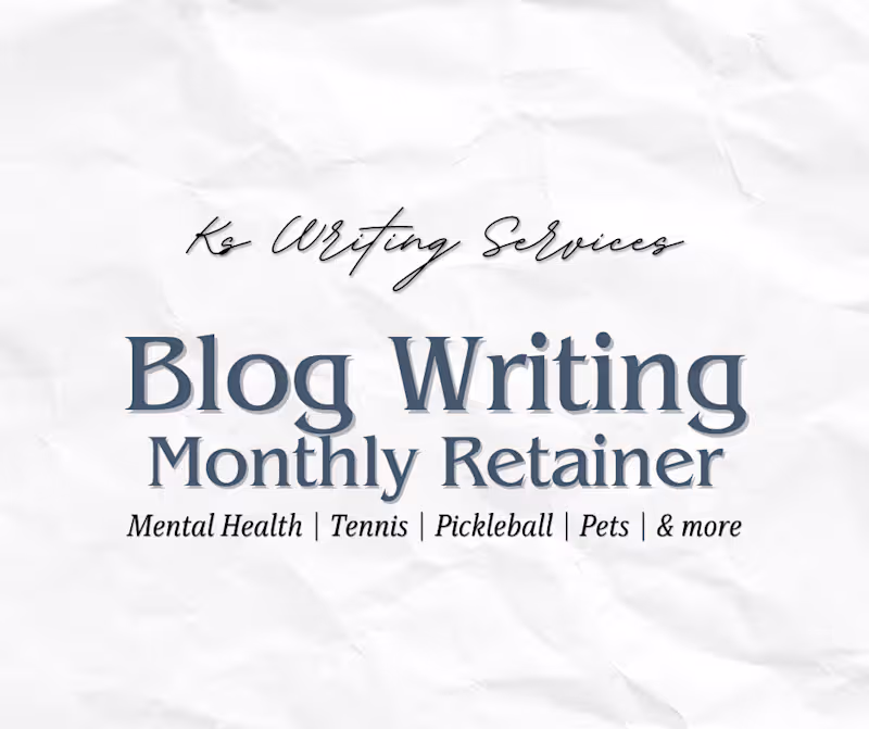 Cover image for Blogs & Articles - Monthly Package