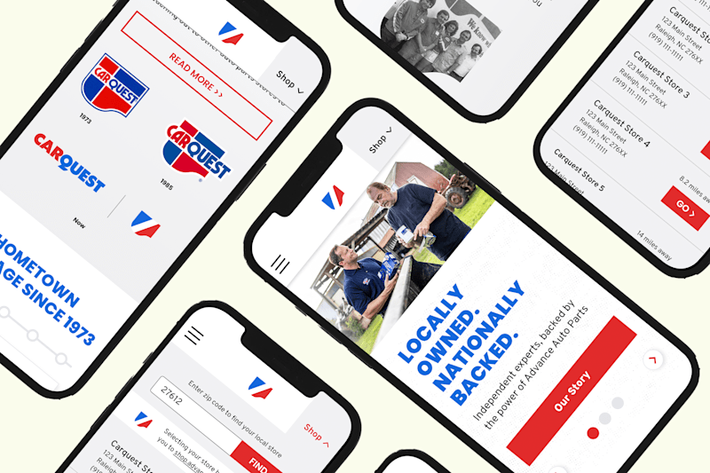 Cover image for Web Design    :     Carquest