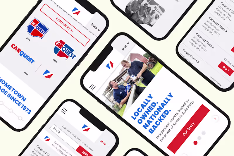 Cover image for Web Design    :     Carquest