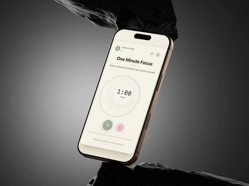 Cover image for “One Minute Focus” App