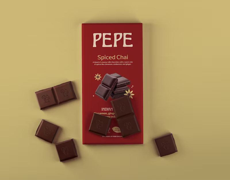 Cover image for Pepe Chocolate (Brand Identity + Packaging)