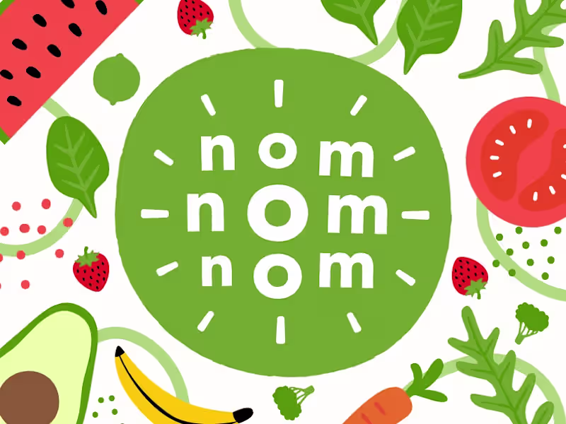 Cover image for Nom Nom Nom Logo and Onboarding (Test project)