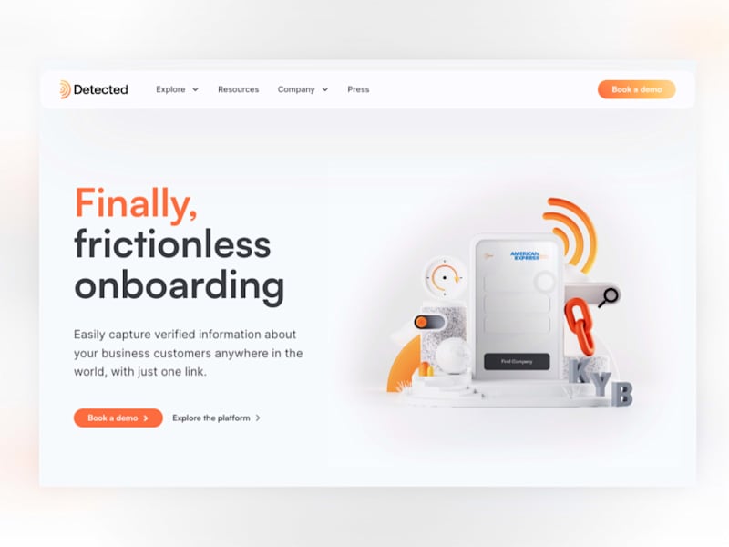 Cover image for Detected - Enterprise payment onboarding software