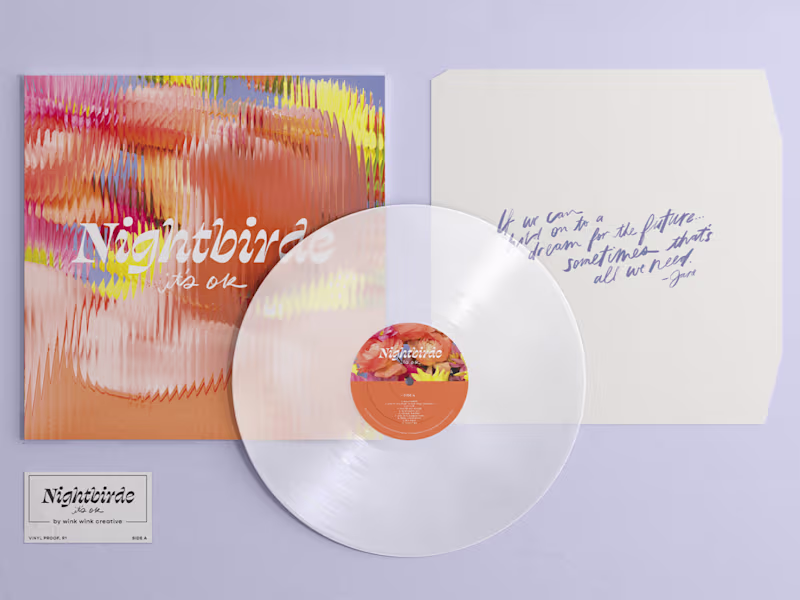 Cover image for Holistic CD + Vinyl Packaging + Merch Line for Pop Music Star