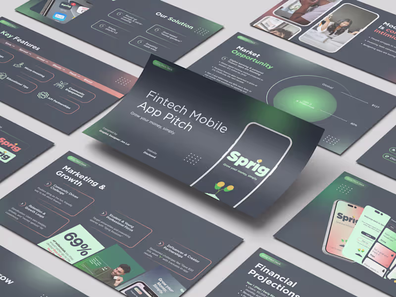 Cover image for Sprig Fintech App | Branding and Design