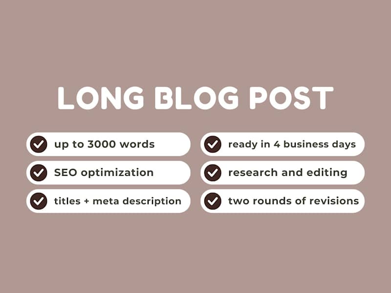 Cover image for Blog Post | Long (Up to 3000 Words)