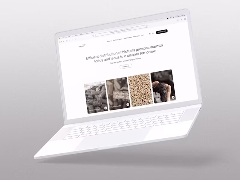 Cover image for Redesigning a corporate website for an eco-friendly fuel product