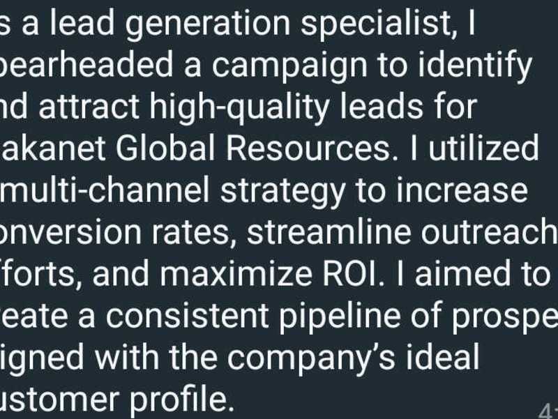 Cover image for Optimising Lead Generation for Makanet Global 
