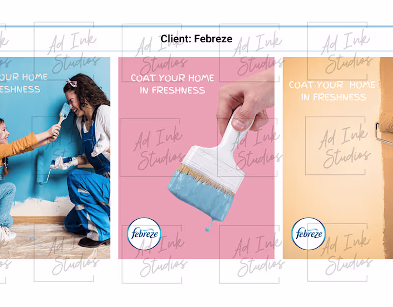 Cover image for Febreze Case Study on Behance