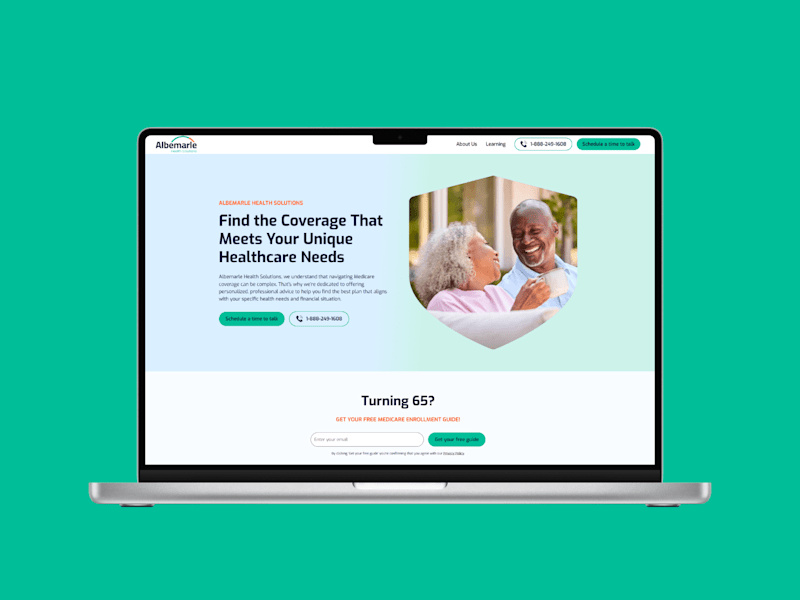 Cover image for Website design for an insurance company