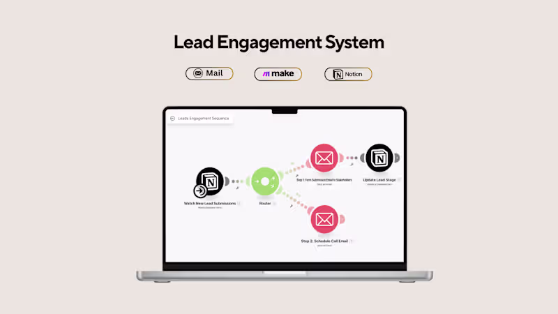 Cover image for Automated Lead Engagement System