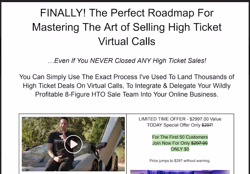 Cover image for Live Event Sales Letter Copywriting