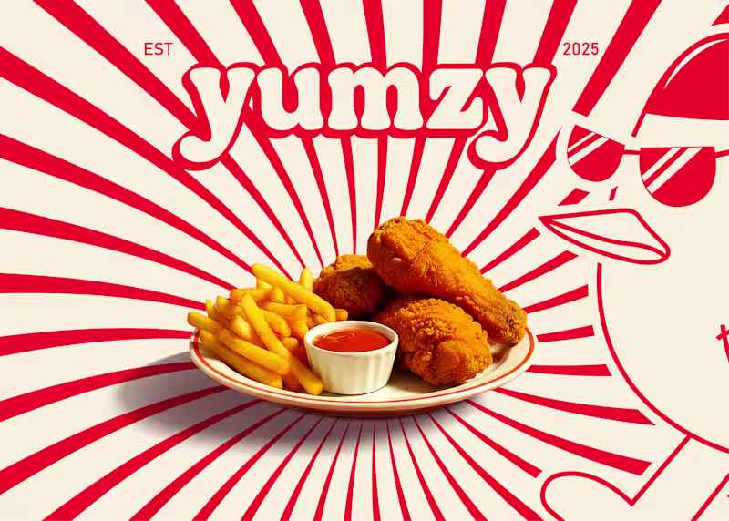 Cover image for Yumzy - Fried Chicken Branding