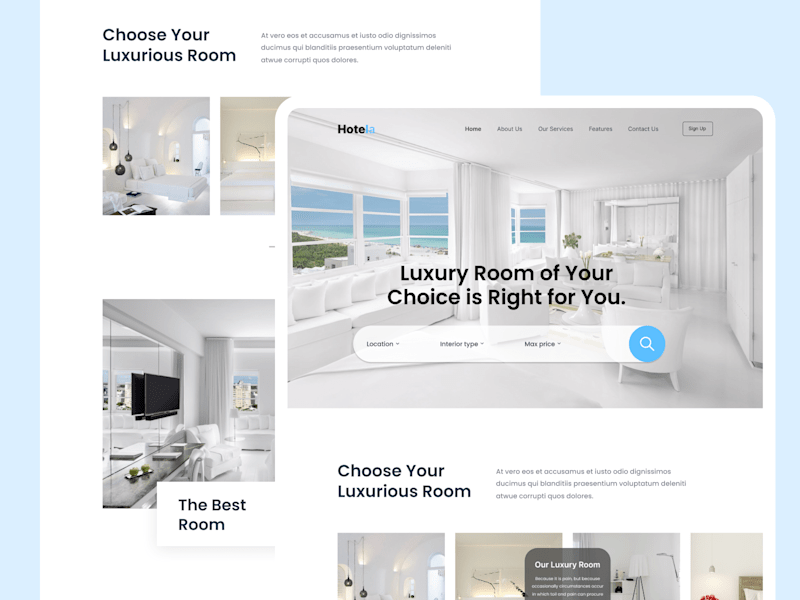 Cover image for Hotel Room Booking Website