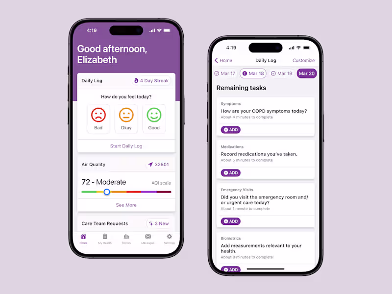 Cover image for Health Management App