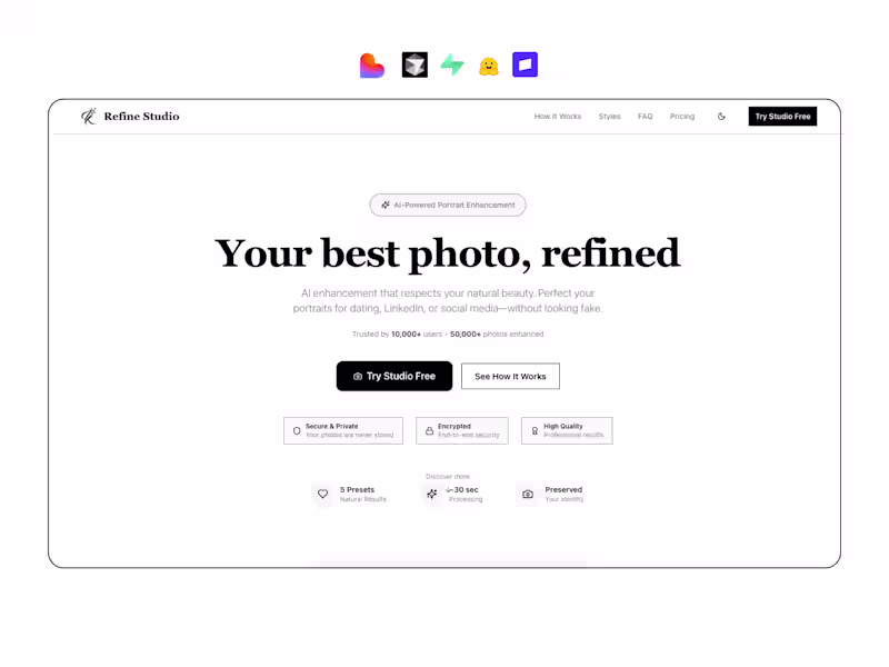 Cover image for Development of Refine Studio AI SaaS