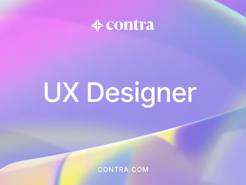 Cover image for UX Designer 