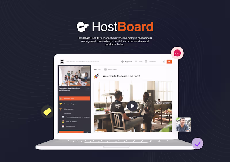 Cover image for HostBoard: An employee onboarding and management tool