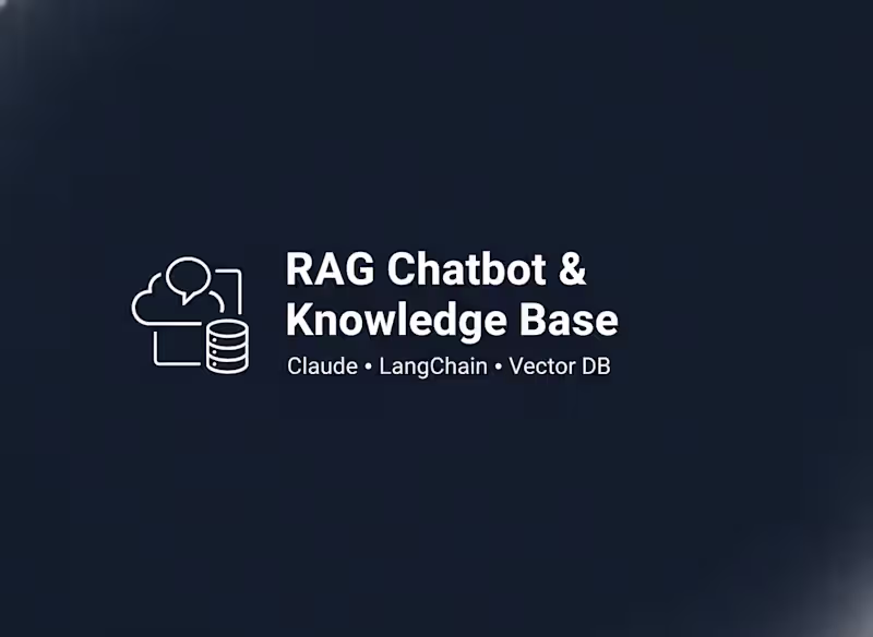 Cover image for RAG Chatbot & Knowledge Base Systems