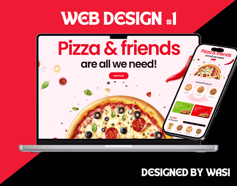 Cover image for Pizza Shop Website