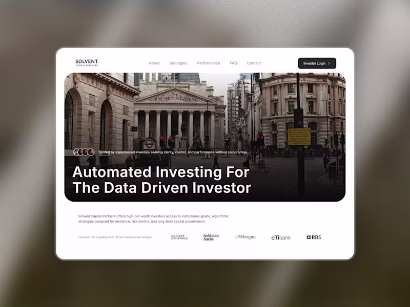 Cover image for Solvent Capital Partners