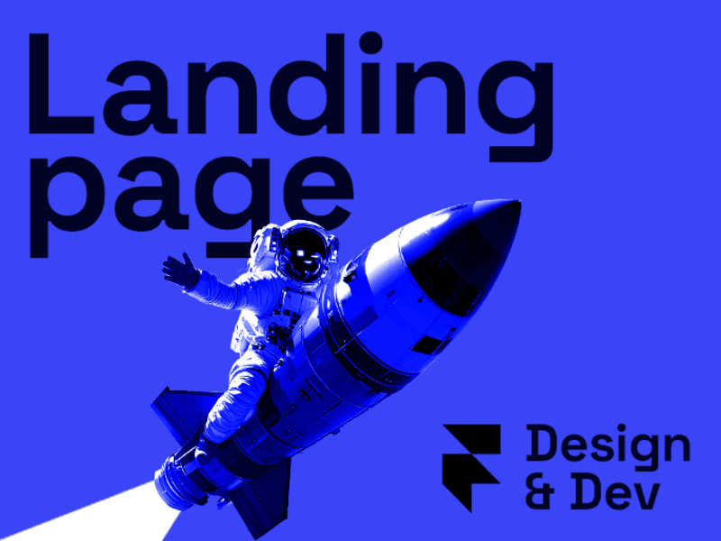 Cover image for Landing page – Framer design & dev
