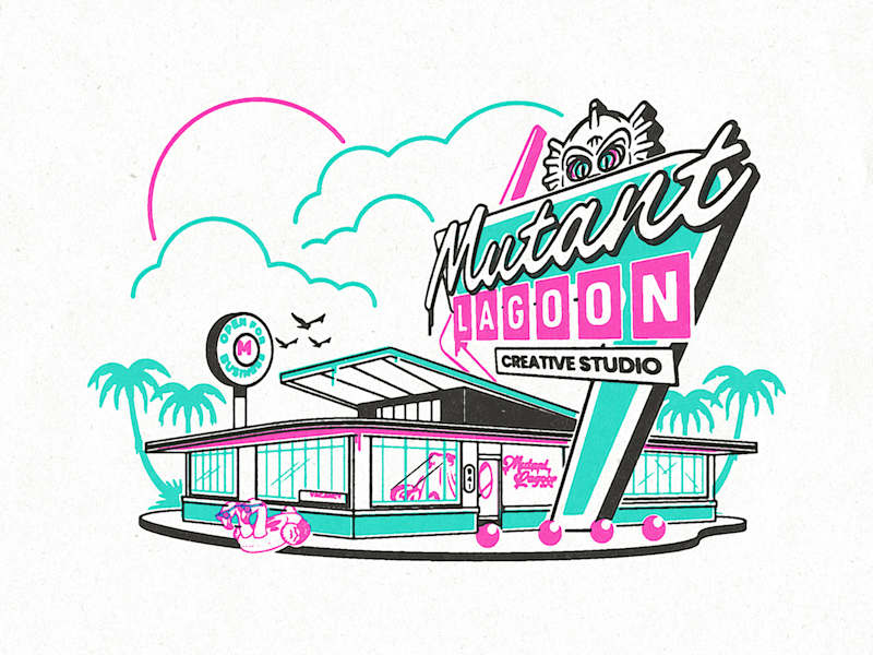 Cover image for Mutant Motel - Studio Illustration