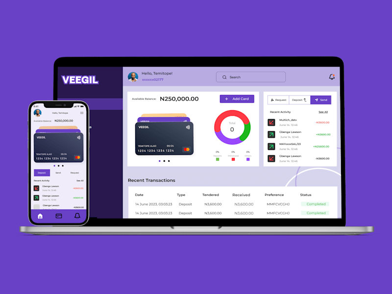 Cover image for Veegil - A simple banking application