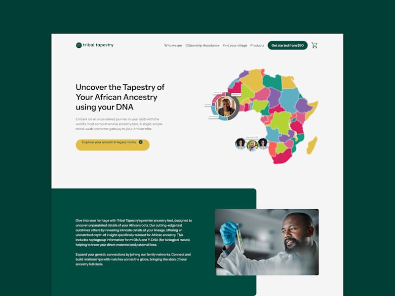 Cover image for Tribal Tapestry Website Overhaul