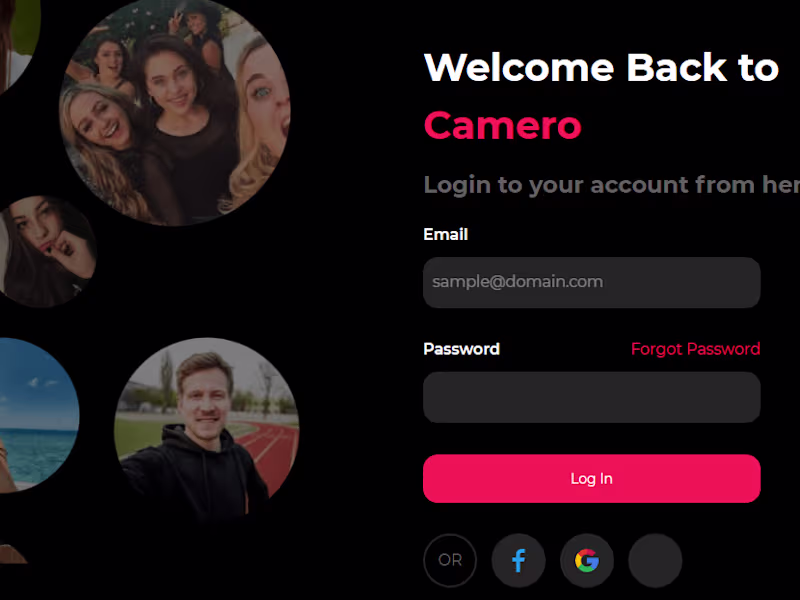 Cover image for Camero - Video sharing app