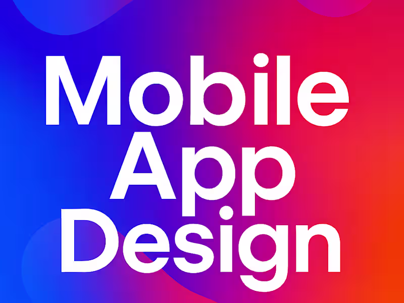 Cover image for High-Impact Mobile App UI/UX Design for iOS & Android