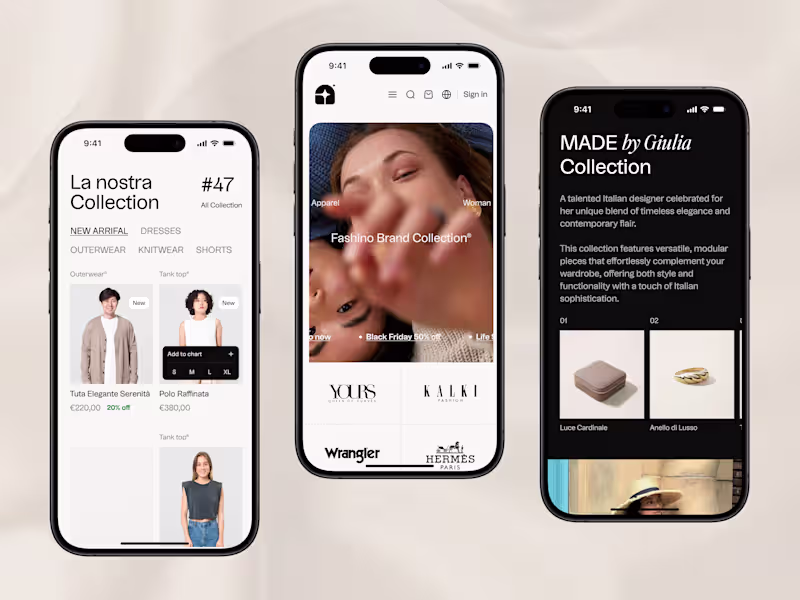 Cover image for Étoile - Ecommerce Mobile Design