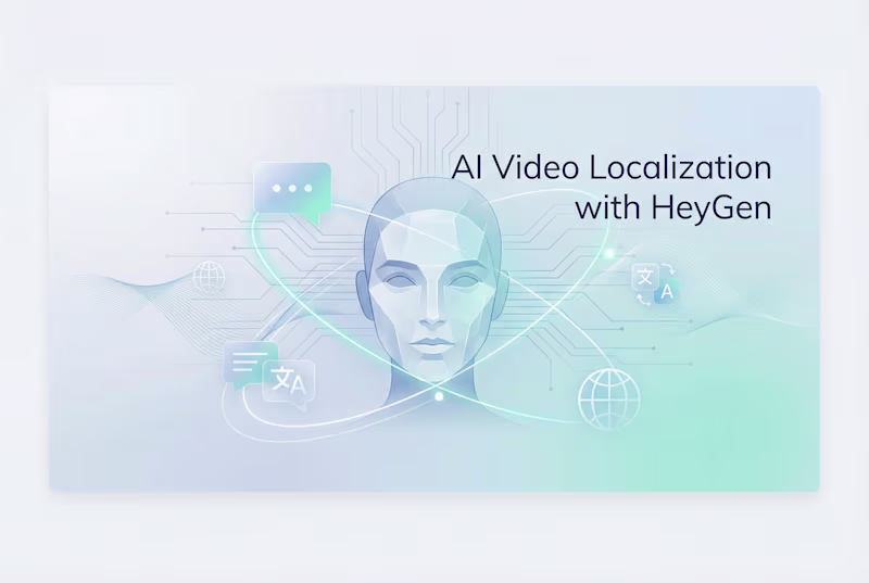 Cover image for AI Video Localization with HeyGen