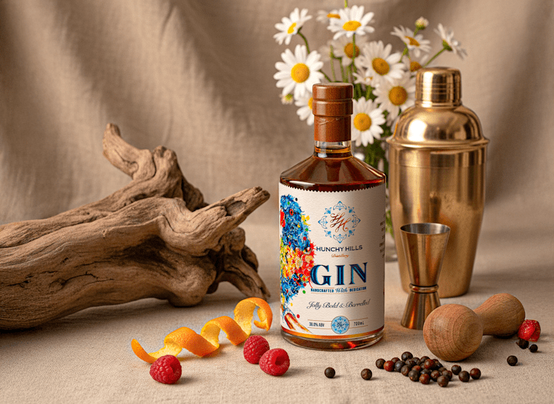 Cover image for Hunchy Hills Distillery Branding & Packaging Design