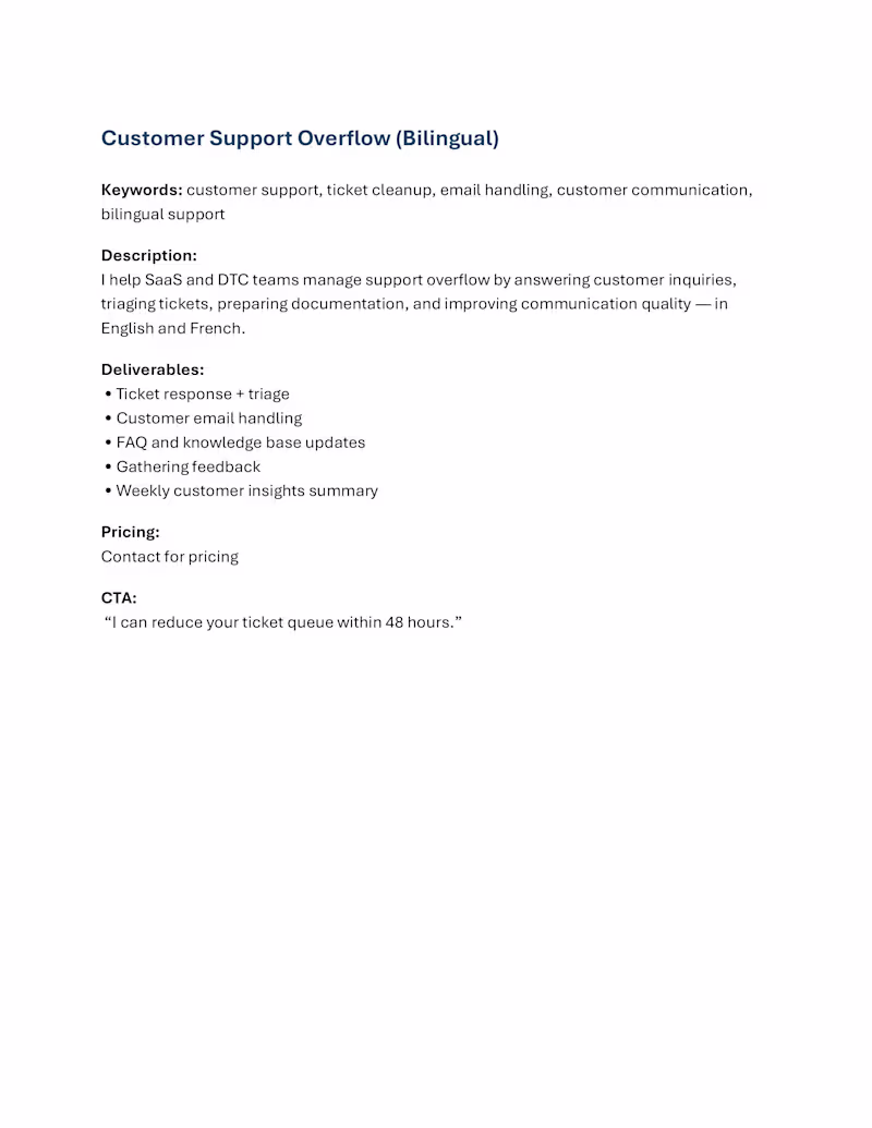 Cover image for Please checkout some of my services