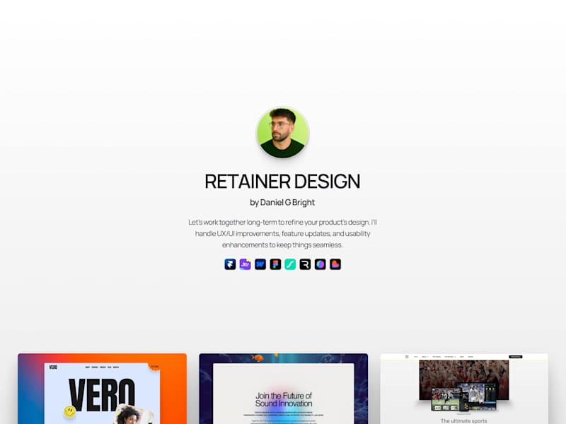 Cover image for Retainer • Design Services