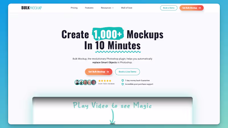 Cover image for Built BulkMockup SaaS