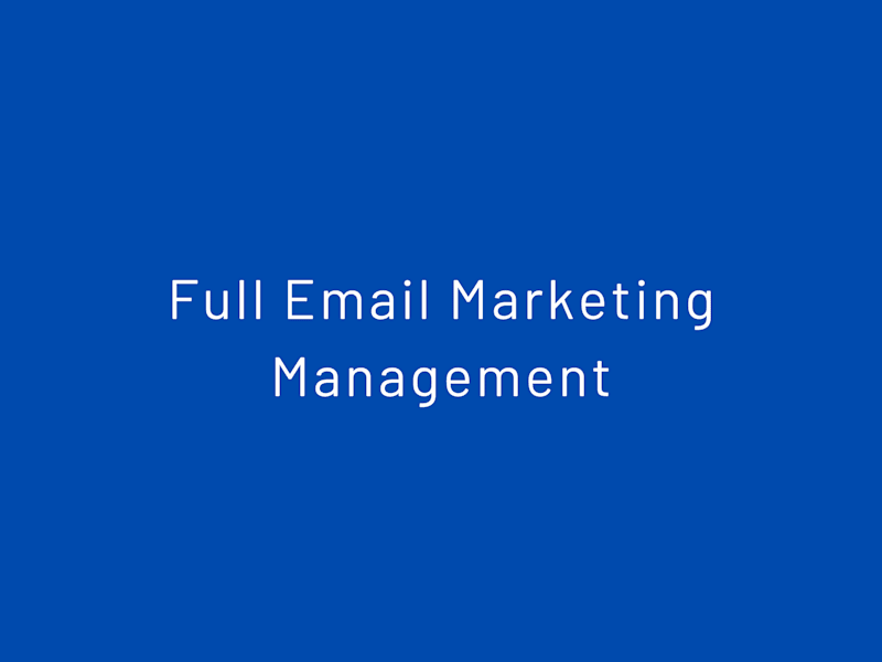Cover image for Email Marketing Management - Klaviyo