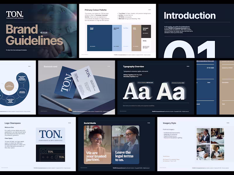 Cover image for Brand Guideline Document