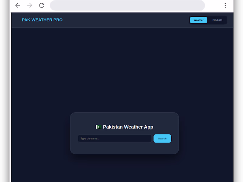 Cover image for Pakistan Weather App