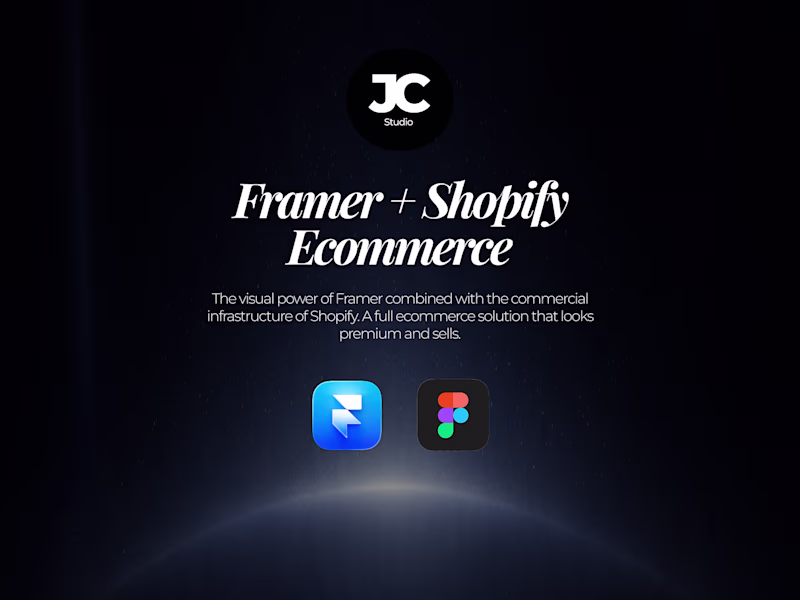 Cover image for Framer + Shopify Ecommerce