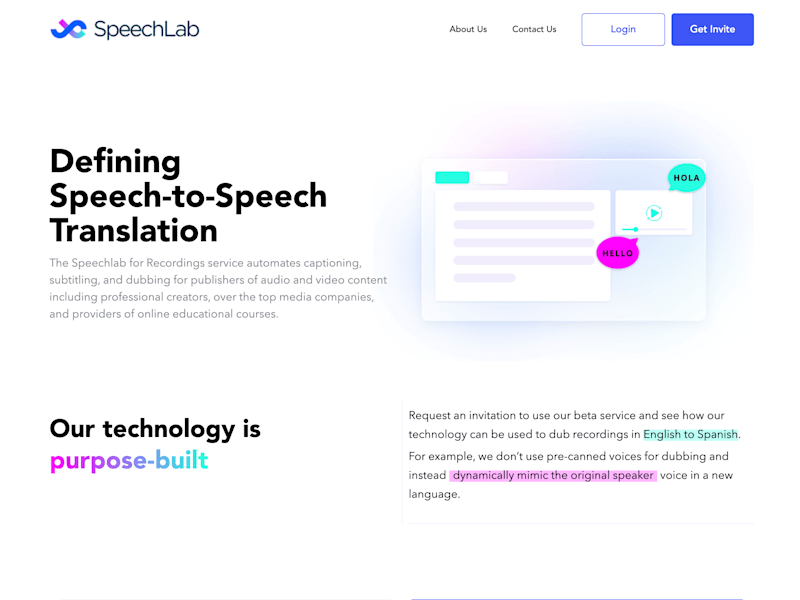 Cover image for SpeechLab AI