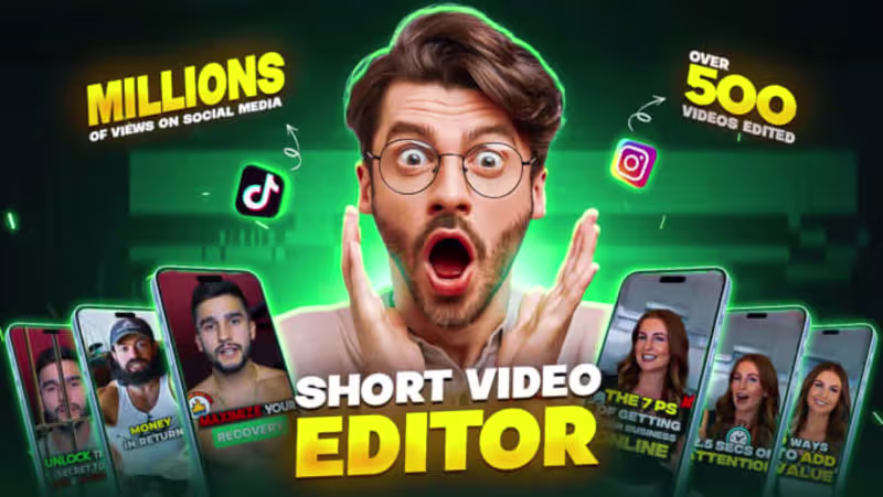 Cover image for I will edit tiktok, reels, and youtube shorts with demanding ca…