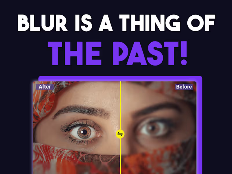 Cover image for I will enhance and upscale your blurry photos