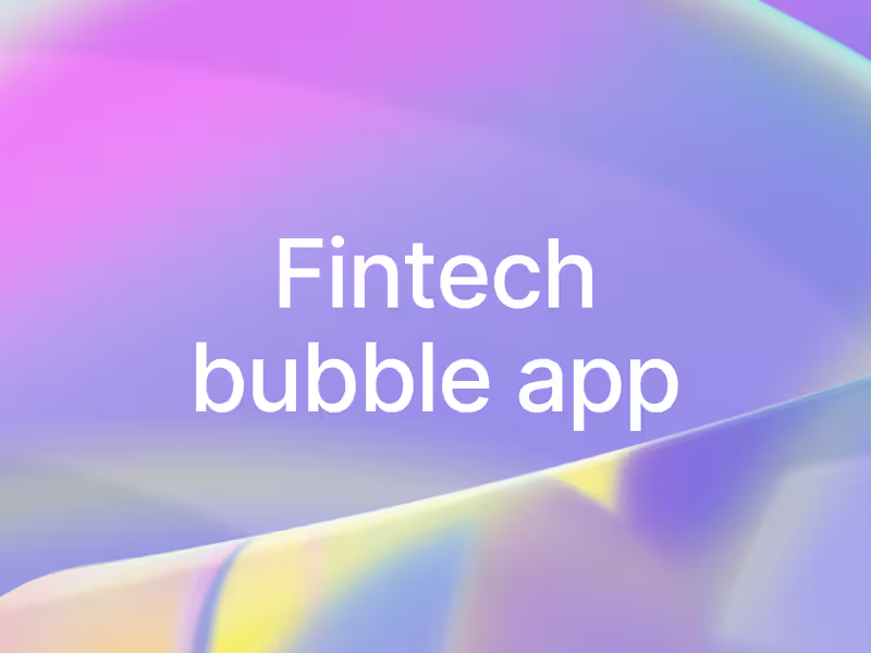 Cover image for Fintech app