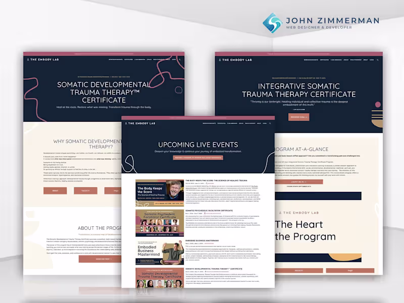 Cover image for The Embody Lab — Kajabi Platform & Funnel Development