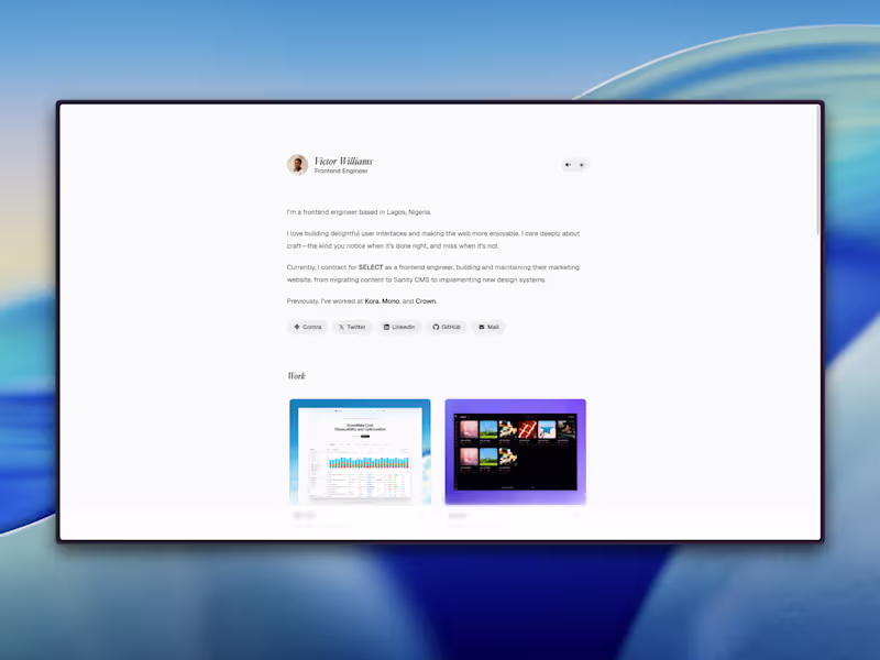 Cover image for Just launched v2 of my personal site! 🚀 It's been over 2 ye...