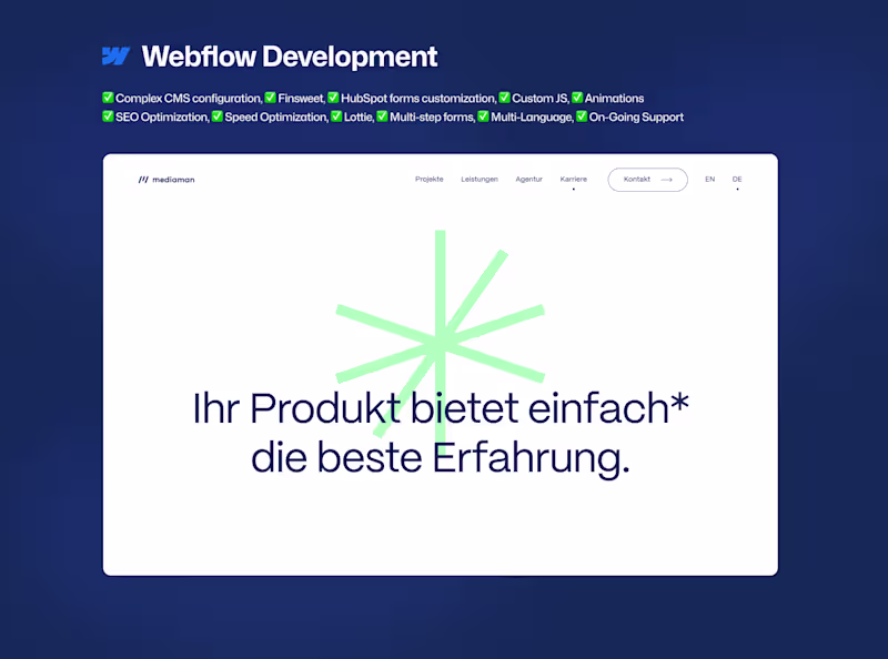 Cover image for Mediaman | Website Redesign with Seamless CMS Integration