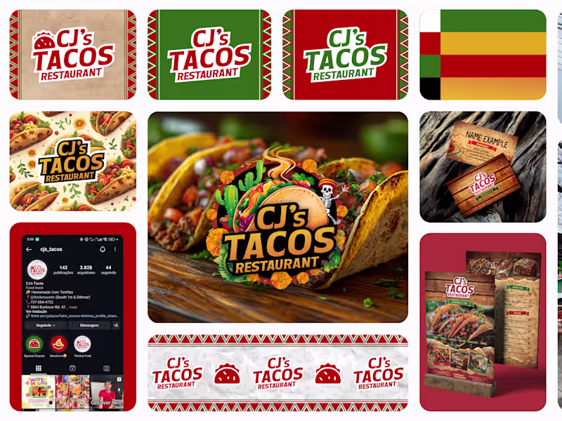 Cover image for CJ's Tacos - Branding